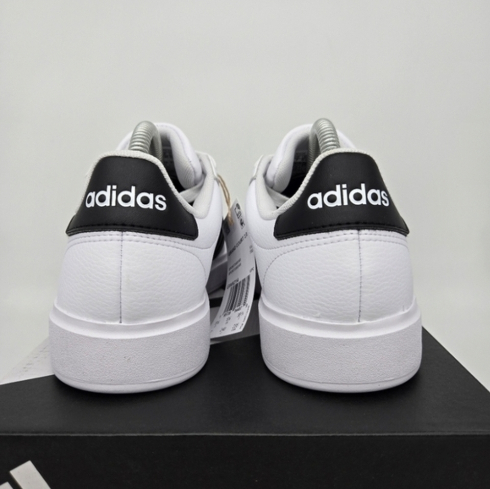 adidas Grand Court Cloudfoam Lifestyle Court Comfort White Black Shoes Size 8.5 - Picture 4 of 8